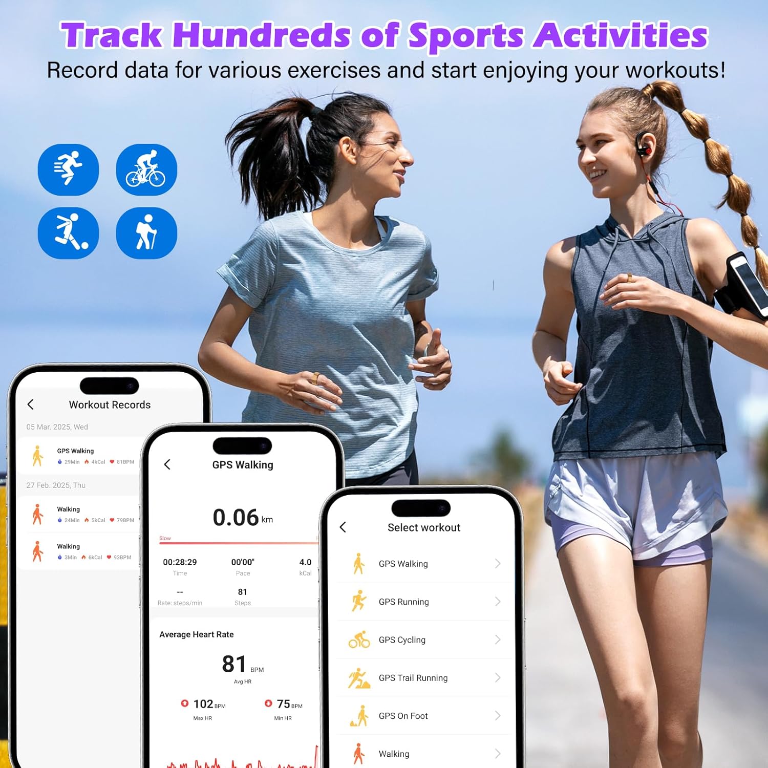 Smart Fitness Ring for Men & Women – Activity & Health Tracker with Heart Rate, Sleep & Blood Oxygen Saturation Monitoring, Motion Tracking, Waterproof Design & No Subscription Needed